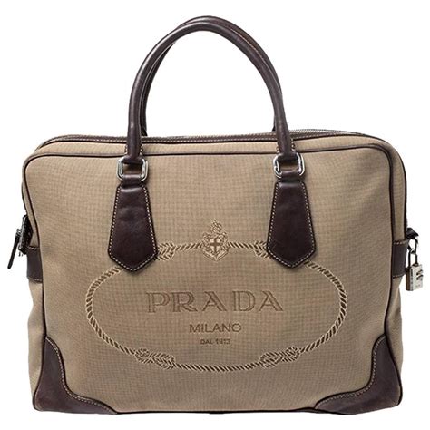 prada corda|PRADA Jacquard Logo Tote Corda 1509414 .